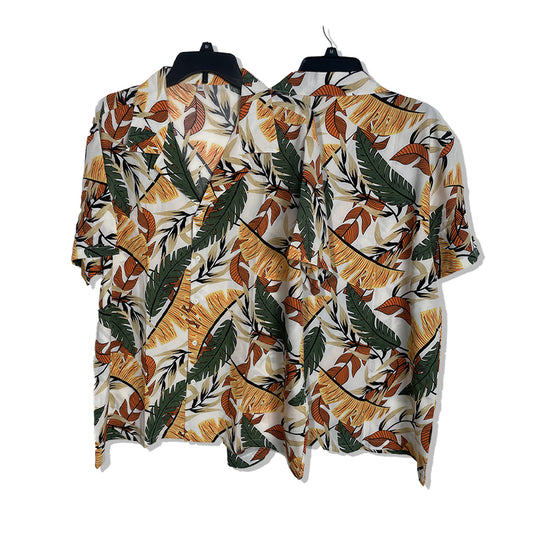 Plus-size beach shirt Printed shirt