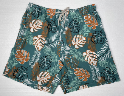 Plus-size beach shirt Printed shirt Green